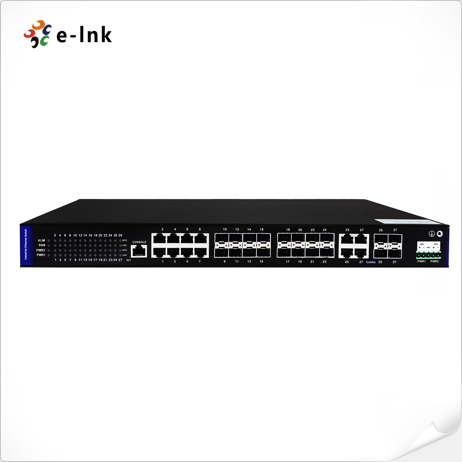 IPv6 Protocol Industrial Gigabit Ethernet Switch 24x10/100/1000M ...