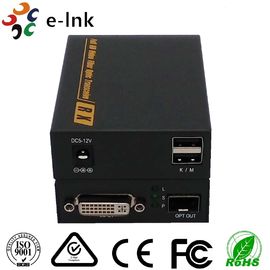 Signal EDID LC Connector DVI Video To Fiber Converter 4K X 2K 3860*2160 30Hz 3D
