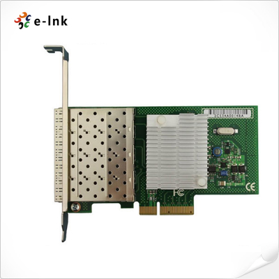 Intel 82580EB Network Card Quad SFP Ports PCIe X4 Virtualization Ready