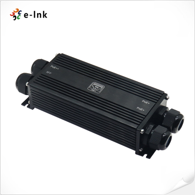 IP67 Rugged Gigabit PoE Extender 1 In 3 Out + SFP 90W 400m